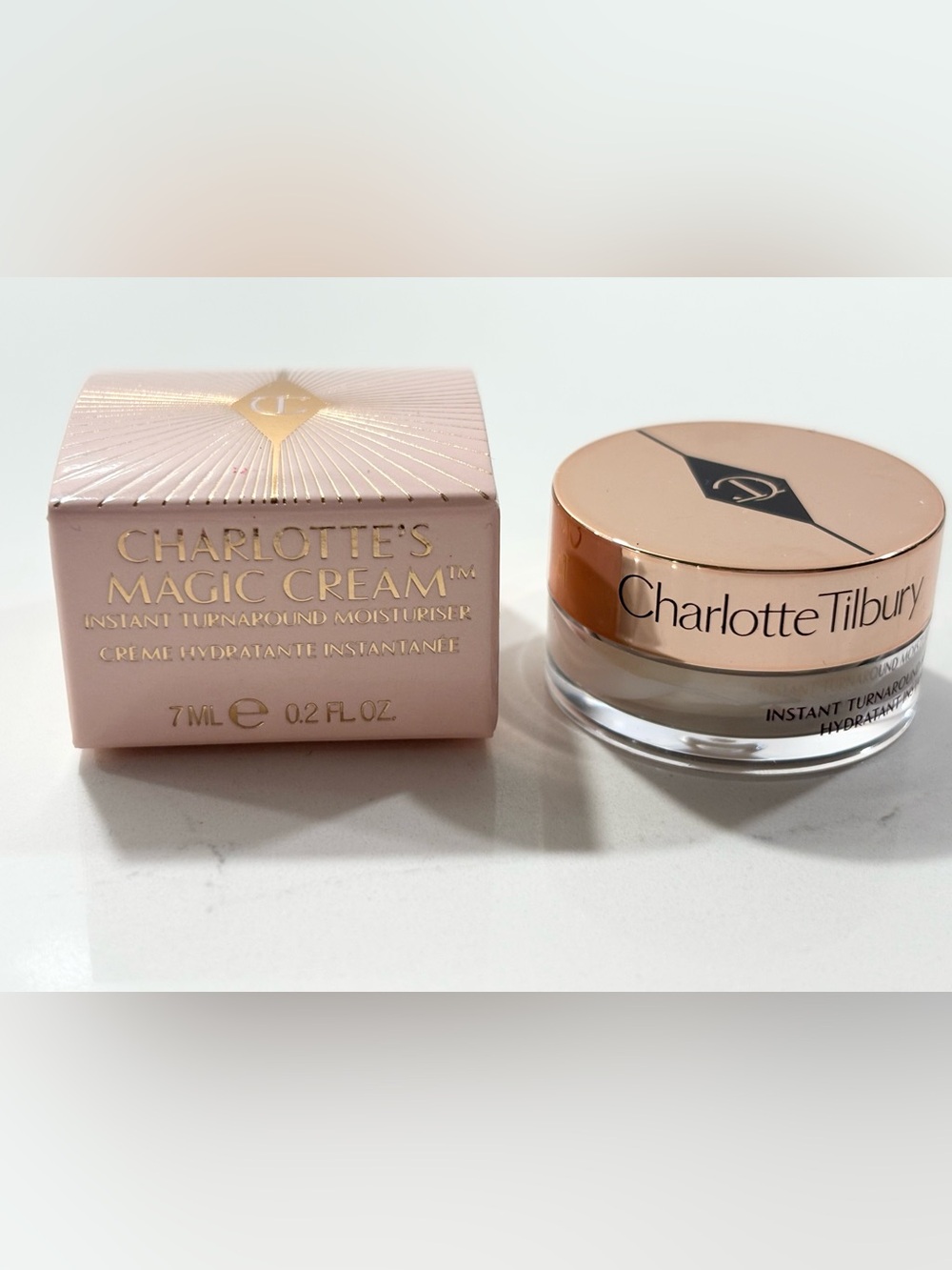 Charlotte Tilbury Magic Cream Instant Turnaround Moisturizer 7ml New in Box